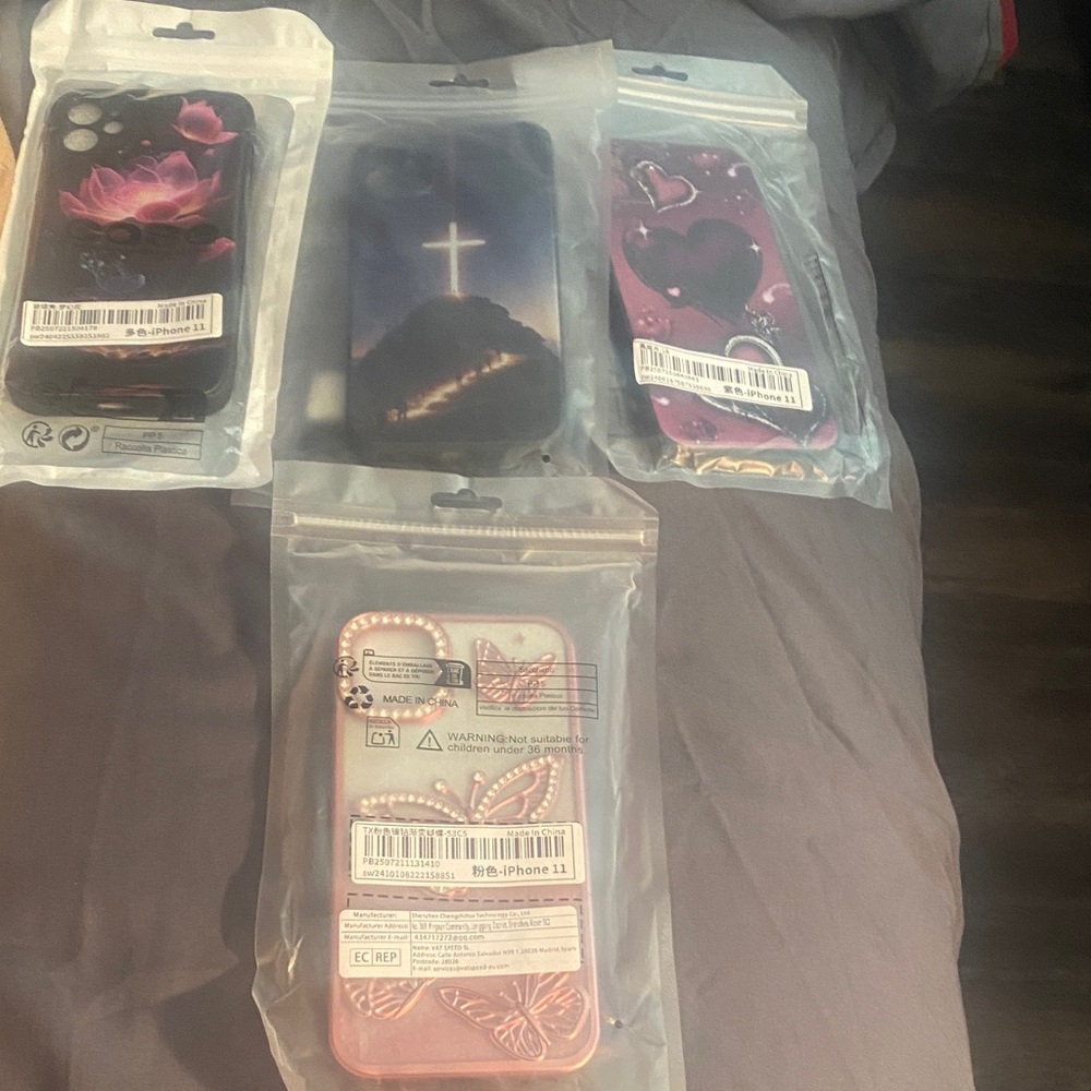 Stylish Phone Cases - Black, Purple, Pink